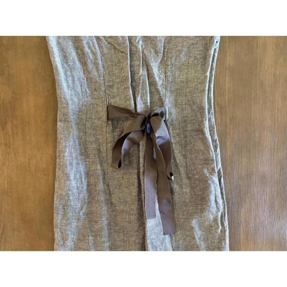 Women’s Sheath Dress Banana Republic Gray Sleeveless Size 2 - Picture 7 of 10